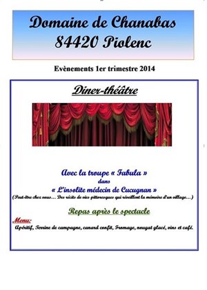 Affiche de L'insolite médecin de Cucugnan | Diner-théâtre