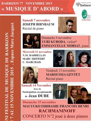 Affiche de Festival Musique d'abord