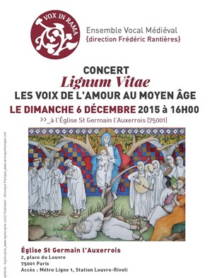 Affiche de Lignum vitae, les voix de l'amour au Moyen Âge