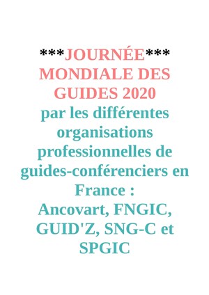 Affiche de Journée Mondiale des guides 2020: Paris et la mode - le duo du siècle | par Elena Blinkova