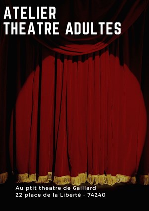 Affiche de Atelier théâtre adultes