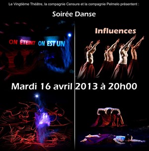 Affiche de On éteint... On est un - Influences : La rencontre entre les compagnies Censure et Pelmelo