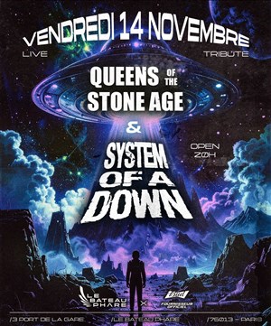 Affiche de Queens of the Stone Age + System of a Down
