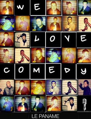 Affiche de Diner-spectacle We love Comedy | Spécial Saint Sylvestre