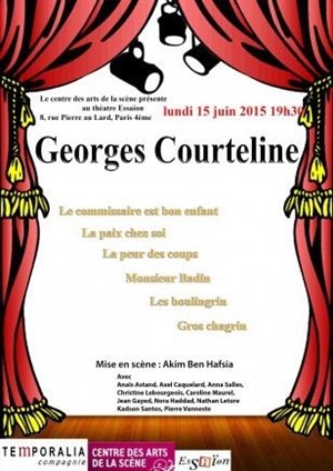 Affiche de Georges Courteline
