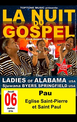 Affiche de La Nuit Du Gospel - Ladies Of Alabama & Sjuwana Byers