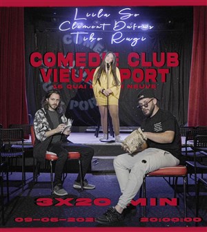 Affiche de 3 X 20 mn : Clément Dufour / Lilia So / Tibo Rugi