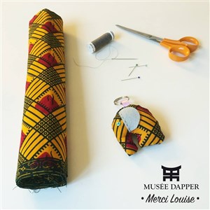 Affiche de Atelier Do it Yourself : création d'un porte-clés en tissu wax