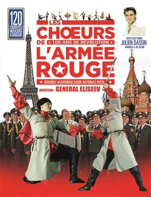 Affiche de Les Choeurs de l'Armée Rouge - MVD - 100 Ans de Révolution
