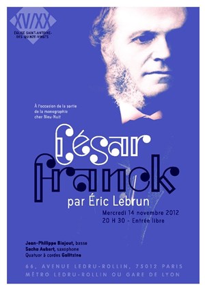 Affiche de Concert César Franck