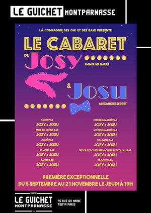 Affiche de Le cabaret de Josy et Josu