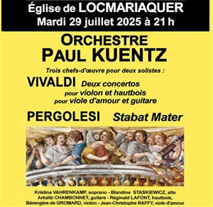 Affiche de Orchestre Paul Kuentz : Vivaldi / Pergolesi | Locmariaquer