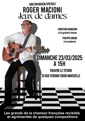 Affiche de Roger Macioni : Jeux de dames