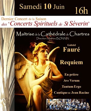Affiche de Maîtrise de la Cathédrale de Chartres