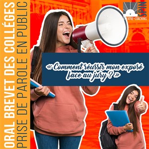 Affiche de Stage de préparation à l'oral du brevet des collèges