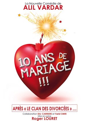 Affiche de 10 ans de mariage