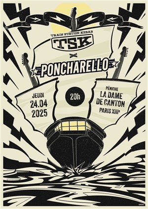 Affiche de Train Station Kebab x Poncharello