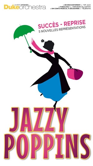 Affiche de Jazzy Poppins par Laurent Mignard Duke Orchestra