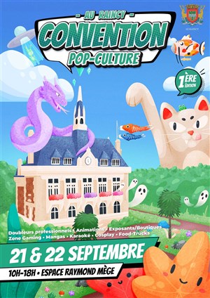 Affiche de Convention Pop-Culture - Pass 1 Jour