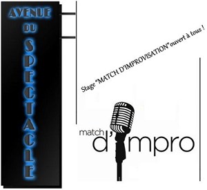 Affiche de Stage Match d'improvisation ouvert aux débutants