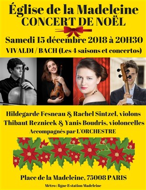 Affiche de Concert de Noël Vivaldi | Les Quatre Saisons