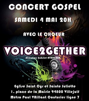 Affiche de Concert gospel
