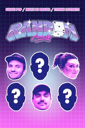 Affiche de La Random Family au Jamel Comedy Club