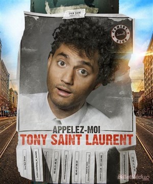 Affiche de Diner-spectacle Tony Saint Laurent | spécial Saint Sylvestre