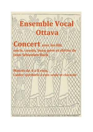 Affiche de Concert Bach | Famille et élèves