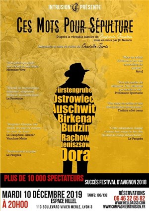 Affiche de Ces mots pour sépulture