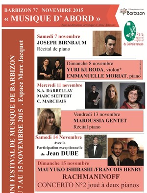 Affiche de Récital du pianiste Jean Dubé
