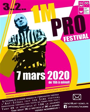 Affiche de 5ème festival d'improvisation a Valbonne