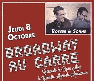 Affiche de Broadway au Carré