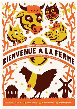 Affiche de Bienvenue à la ferme