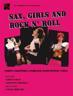 Affiche de Les French Cousines dans Sax, Girls & Rock n' Roll