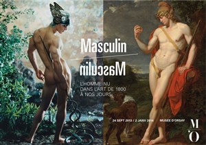 Affiche de Visite guidée : Exposition Masculin-masculin : l'homme nu dans l'art aux 19e et 20e siècles | par Céline Parant