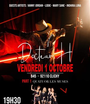 Affiche de Docteur H | concert sortie nouvel album