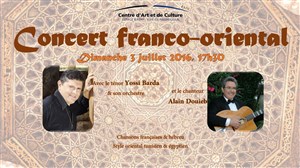 Affiche de Concert Franco-Oriental