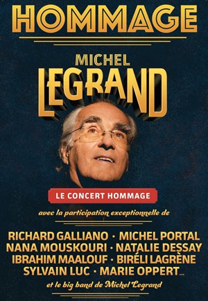 Affiche de Concert hommage à Michel Legrand
