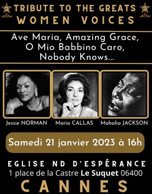 Affiche de Hommage aux grandes voix de femmes