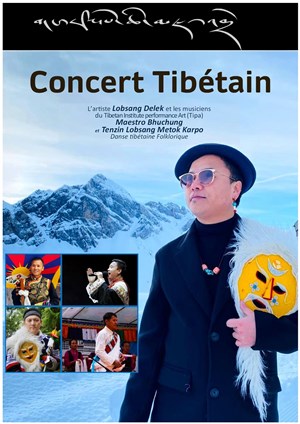 Affiche de Concert Tibétain