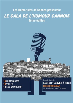 Affiche de Le Gala de l'humour Cannois | 4ème édition