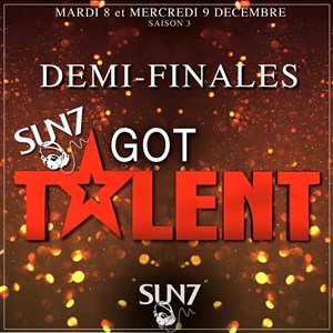 Affiche de Sun7 Got Talent saison 3 : 1/2 finales