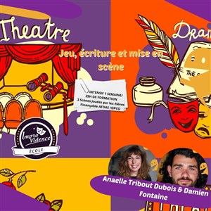 Affiche de Stage d'improvisation : Jeu, écriture et mise en scène