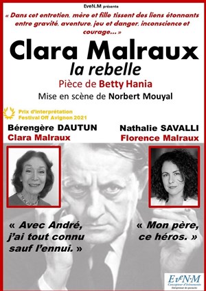 Affiche de Clara Malraux la rebelle