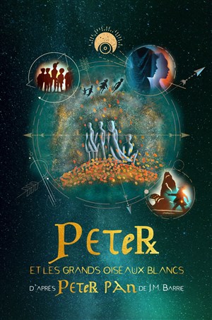 Affiche de Peter et les grands oiseaux blancs, d'après Peter Pan