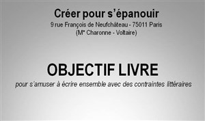 Affiche de Défis funs et littéraires avec l'objectif d'un livre