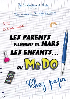 Affiche de Les parents viennent de Mars, les enfants du Mcdo (chez papa)