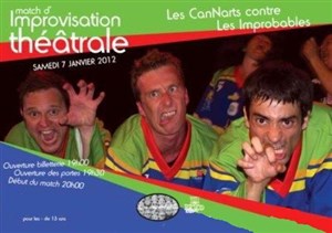 Affiche de Match d'impro : Cannes vs Paris