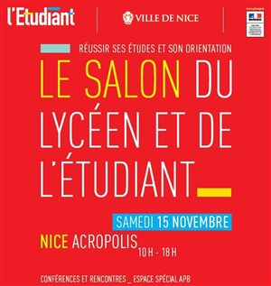 Affiche de Salon du Lycéen et de l'Etudiant de Nice